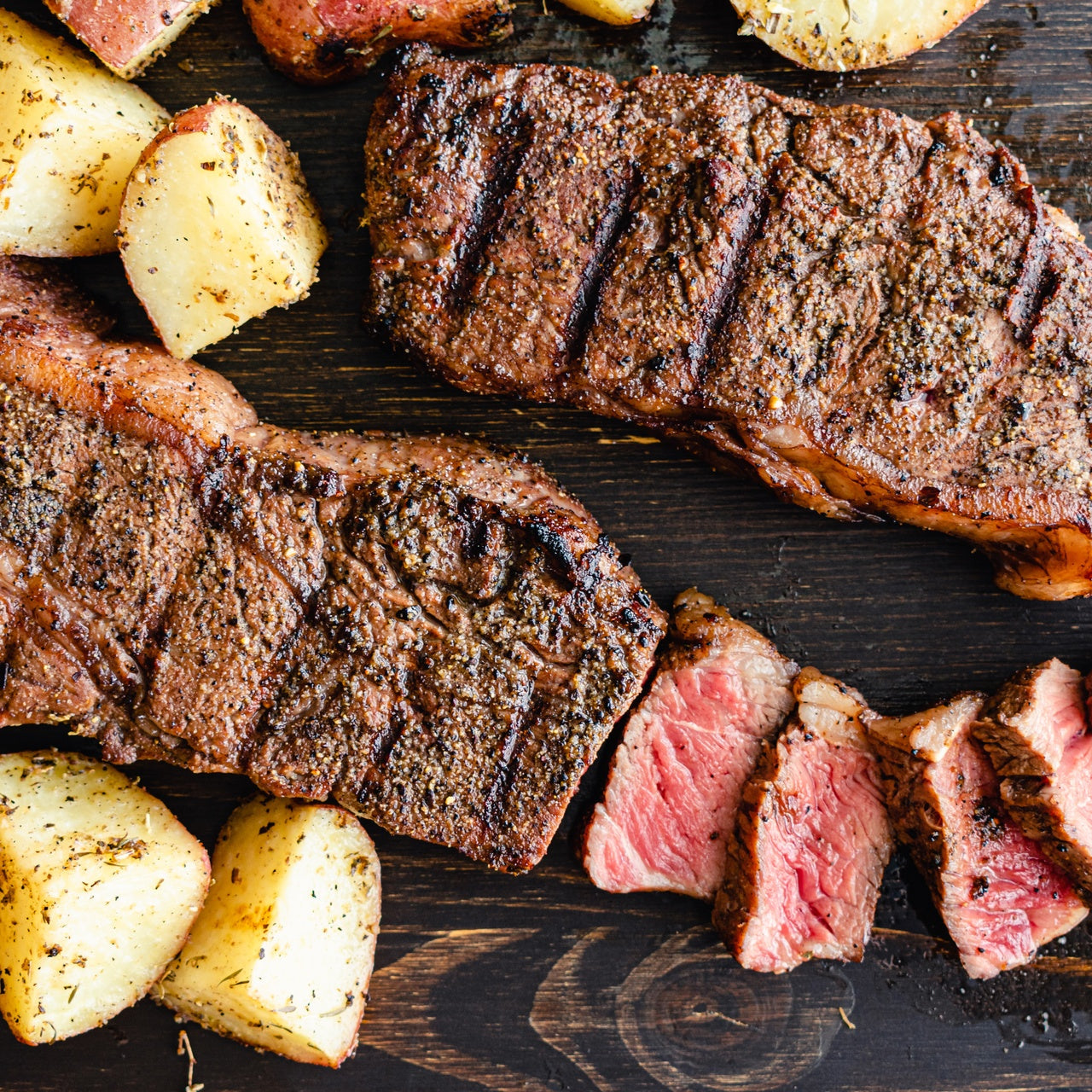 KC Strip Steaks